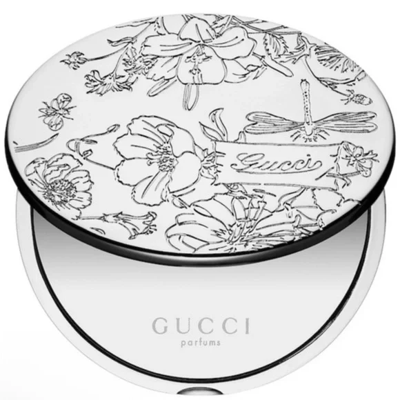 GUCCI Flora Double Magnifying Compact Mirror - New in Box